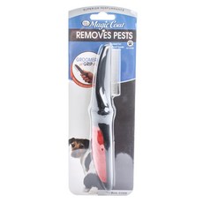 four paws 寵物防蚤毛梳, 1個, 黑+紅