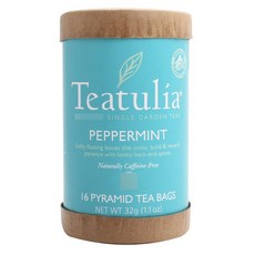 Teatulia 辣薄荷茶三角茶包, 16件, 2克