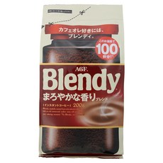 AGF Blendy 柔香即溶咖啡補充包, 200g, 1個, 1件