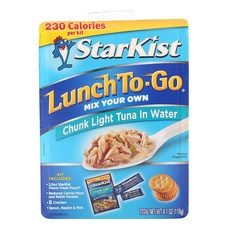 STARKIST 水煮鮪魚便利包, 1盒, 116g