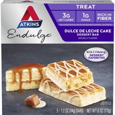 ATKINS Indulge Treat 牛奶汁蛋糕甜點棒（5 件）, 1個, 170g