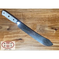 雙中鐵店1928 麒麟AY70 67層積層鋼 綠松石柄240mm砍刀型切肉刀 附絨布刀套