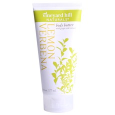 Vineyard Hill Naturals 身體黃油葡萄籽提取物, 檸檬馬鞭草, 1個, 177ml