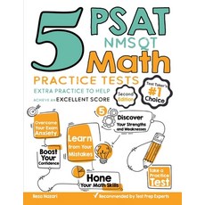 5 PSAT / NMSQT Math Practice Tests:Extra Practice to Help Achieve an Excellent Score, Effortless Math Education, 英文, 平裝版
