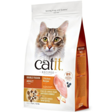 Catit 貓倍麗雙重奏凍乾糧 成貓適用 富含Omega-3 添加益生菌 無人工添加, 雞, 1.8kg, 1個