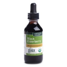gaia HERBS 黑接骨木莓補充液, 1瓶, 60ml
