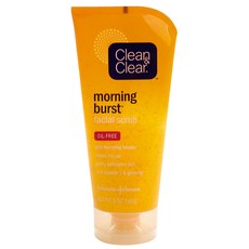 Clean&Clear 可伶可俐 Morning Burst 無油面部磨砂膏, 1條, 141g