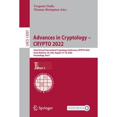 (英文圖書) Advances in Cryptology - CRYPTO 2022: 42nd Annual International Cryptology Conference CRYPTO... 平裝版, Springer, 英文