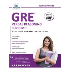 (英文圖書) GRE Verbal Reasoning Supreme: Study Guide with Practice Questions 精裝版, Vibrant Publishers, 英文
