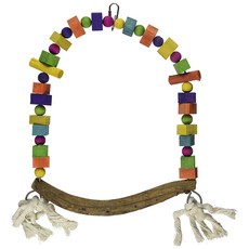 PREVUE PET Wecky Wood Swing Bird Swing, 1個