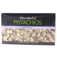 Wonderful PISTACHIOS 鹽和胡椒 8 包, 1個, 1.02公斤