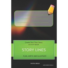 (英文圖書)Story Lines - Create Your Own Story Activity Book Plan Write and Illustrate: Un... 平裝版, Independently Published, 英文