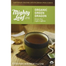 mighty Leaf 草本茶包, Dragon Green Tea Light Caffeine, 37.5g, 15包, 1盒