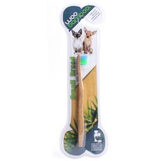 WOOBAMBOO 品種寵物生態牙刷, 1個, 木頭