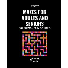 (英文圖書) Activity Book for Adults and Seniors: 101 Large Print fun and challenging mazes. Easy to Hard... 平裝版, Independently Published, 英文