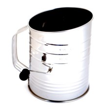 NORPRO 旋轉式不鏽鋼麵粉篩, 1個