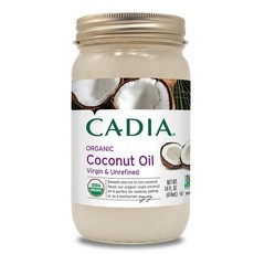 CADIA 初榨未精煉椰子油, 1個, 414毫升