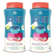 SOLGAR U Cubes兒童鈣D3軟糖, 2罐, 120顆
