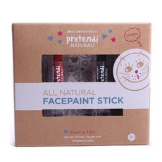 臉部彩繪棒組合, 橙色和棕色