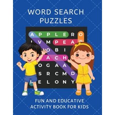 (英文圖書) Word Search Puzzles: Fun and Educative Activity Book for Kids 平裝版, Ojula Technology Innovations, 英文