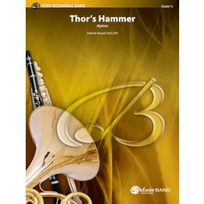 (英文書) Thor's Hammer： Mjölnir Conductor Score & Parts 平裝版, Alfred Music, 英文