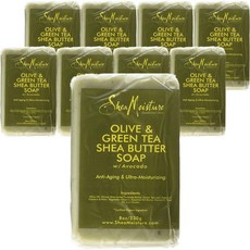 Shea Moisture 乳木果保濕橄欖油皂 酪梨味, 9個, 230克