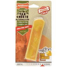 Nylabone 起司風味造型寵物磨牙玩具 16kg以下犬種適用, 1個, 混色
