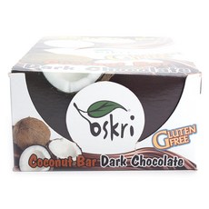 OSKRI ORGANICS 椰子黑巧克力棒, 20份