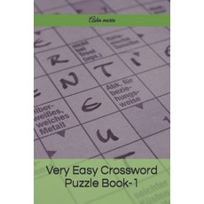 (英文圖書)Very Easy Crossword Puzzle Book-1 平裝版, Independently Published, 英文