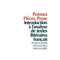 (英文圖書) Poemes Pieces Prose: Introduction A L'Analyse de Textes Litteraires Francais 平裝版, Oxford University Press, USA, 英文