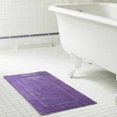 RT designer's collection 德比微纖維低音啞光墊浴室腳手架43.2 x 61cm, 1個, 紫丁香
