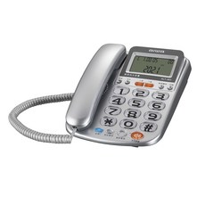 AIWA 愛華 超大字鍵助聽有線電話 ALT-891, 銀色