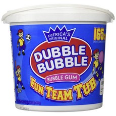 DUBBLE BUBBLE 原味泡泡糖 165入, 1組, 765g