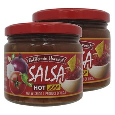 CaliforniaHarvest 莎莎醬 辣味, 2個, 340g