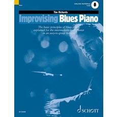 (英文圖書) Improvising Blues Piano 平裝版, Schott, 英文