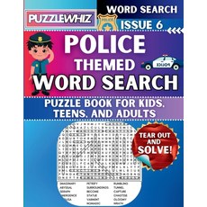 (英文圖書) Police - Themed Word Search - Fun & Educational Puzzles for Kids Teens and Ad... 平裝版, Puzzlewhiz, 英文