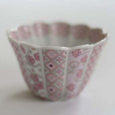 Hana Rikyu大碗 180g 10cm, 1個, 粉色