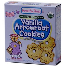 Healthy Times 磨牙餅乾 140g, 1盒, 香草口味