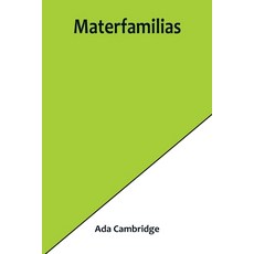 (英文圖書) Materfamilias 平裝版, Alpha Edition, 英文