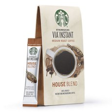 STARBUCKS 星巴克 Via即溶咖啡 8入, 家庭混合中度烤, 1袋
