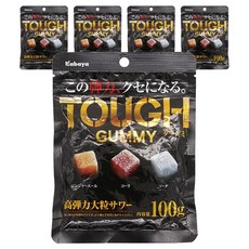 Kabaya 卡巴 Tough Gummy 薑汁汽水&可樂&蘇打口味, 5個, 100g