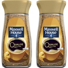 Maxwell House 麥斯威爾 Qualite Filtre顆粒精選滑順即溶咖啡粉, 200g, 2個, 1入