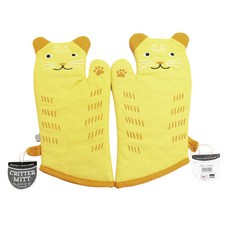 Now Design 小動物烤箱手套 34.9 x 18.4 厘米, 2入, 卡爾文貓
