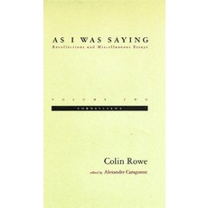 As I Was Saying Volume 2: Cornelliana 平裝版, MIT Press, 英文
