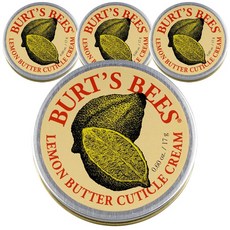 小蜜蜂爺爺Burt's Bees 檸檬指甲指緣修護霜, 17g, 4個