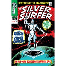 (英文圖書) Silver Surfer Omnibus Vol. 1 John Buscema First Issue Cover [New Printing 2] 精裝版, Marvel Universe, 英文