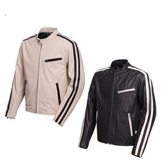 DEGNER 22SJ-5 男用高透氣牛皮夏季防摔衣