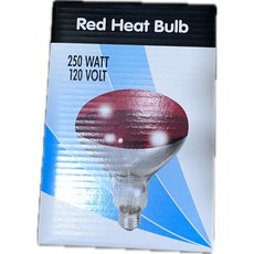 HIBEAM 紅外線保溫燈泡 250W E27 爬蟲類保暖燈 復健燈 烤燈, 110V紅面烤燈, 1個