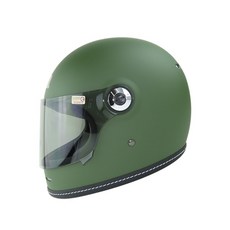 Hua Tai Helmet 華泰 K-896 復古樂高全罩式安全帽, 平墨綠