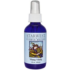 Starwest Botanicals 玫瑰補水身體噴霧, 依蘭依蘭, 1入, 118ml